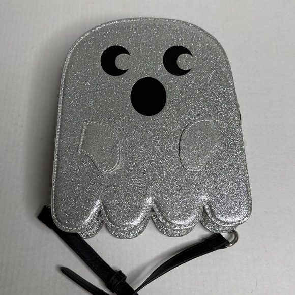 Silver Sparkle Ghost Crossbody Purse by Mad Engine - Picture 1 of 6
